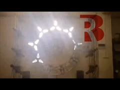 Beam Moving Head Light For Live Show Concerts 3*60W Big Retro Fan